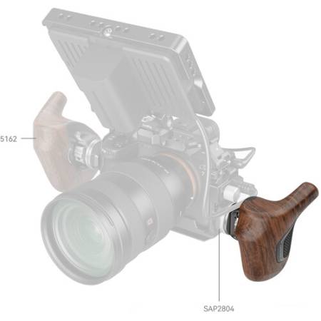 SmallRig 5193 ImageGrip - obrotowy uchwyt boczny, przykład użycia